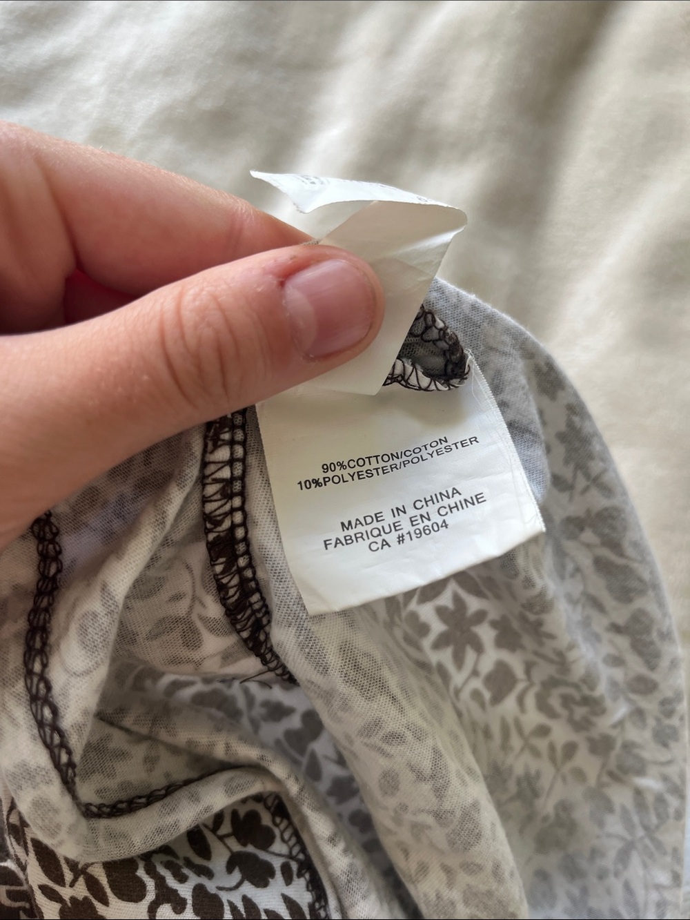 2004 Y2K Urban Behavior Brown and White Floral Camisole Chemise - Picture 9 of 13